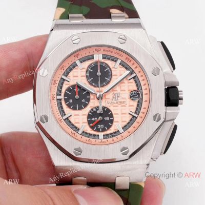 Copy Audemars Piguet Royal Oak Offshore Watch SS Camouflage Strap